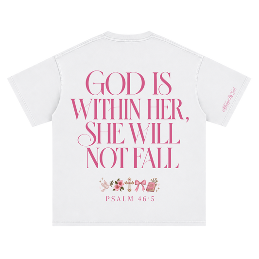 GOD IS WITHIN HER [WHITE]